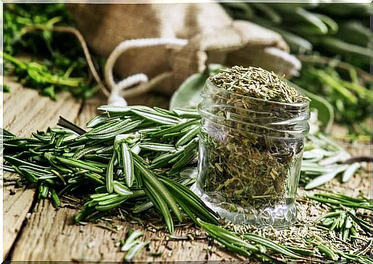 Hair treatments with rosemary