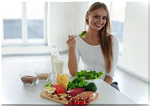 Eat a healthy diet to prevent hair loss