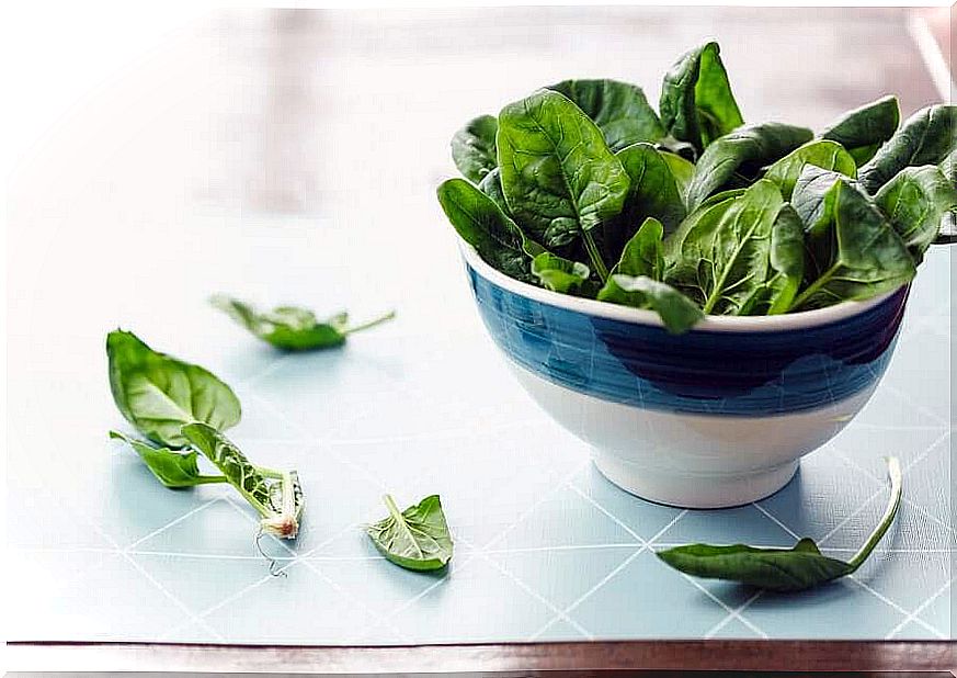 Spinach-with-a-fatty liver