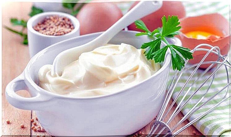 Mayonnaise contains LDL cholesterol