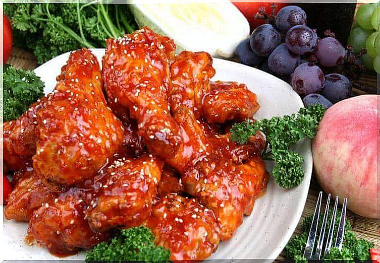 delicious chicken wings - Asian