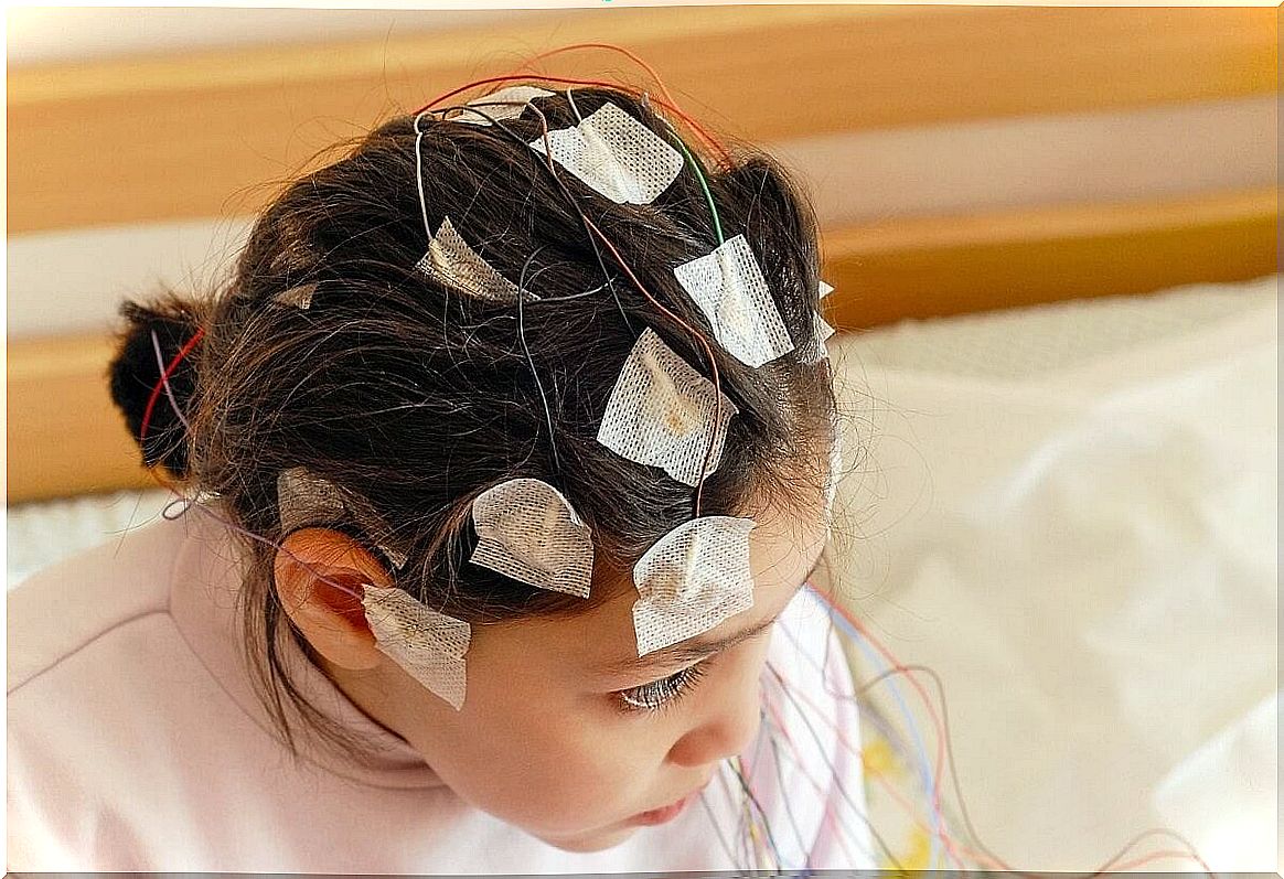 Electroencephalogram girl