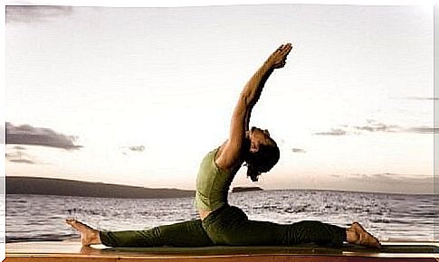 Burn calories and develop inner and outer strength while practicing yoga