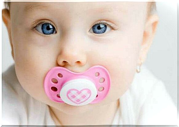 Baby with a pacifier