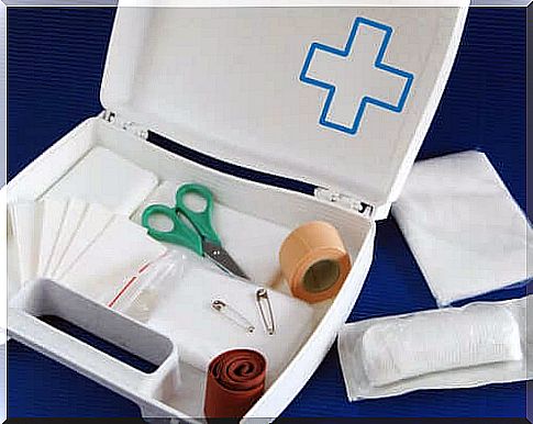 Material for the first-aid kit