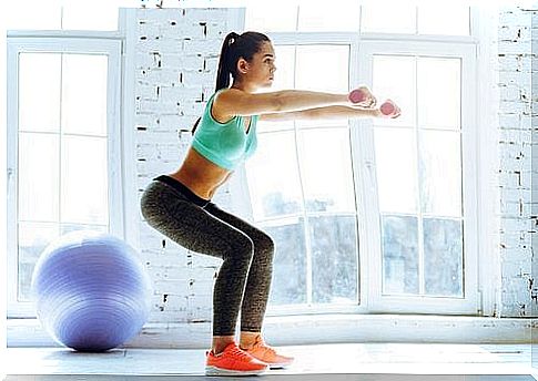 Squats are great toning exercises for your legs