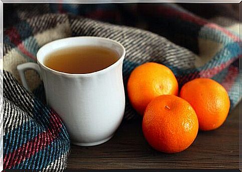 Tea made from tangerine peel as a sleep aid