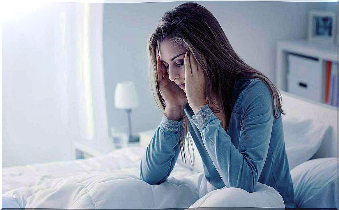 Fibromyalgia Syndrome - Woman with a Headache